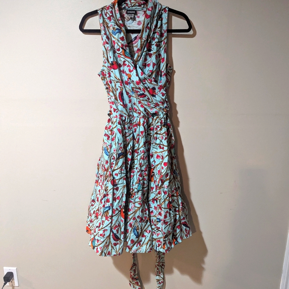 Retro Teal Dress